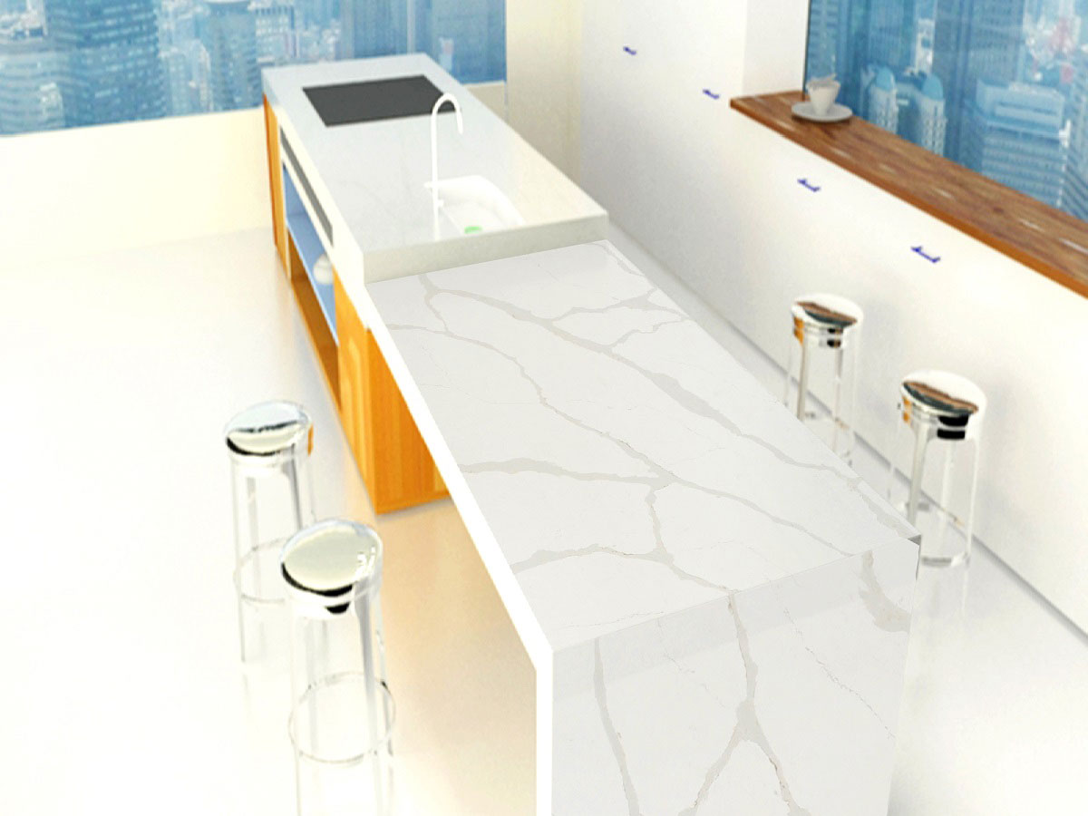 Đá nhân tạo vicostone BQ8270 Nội thất BTN Thiết kế và thi công nội